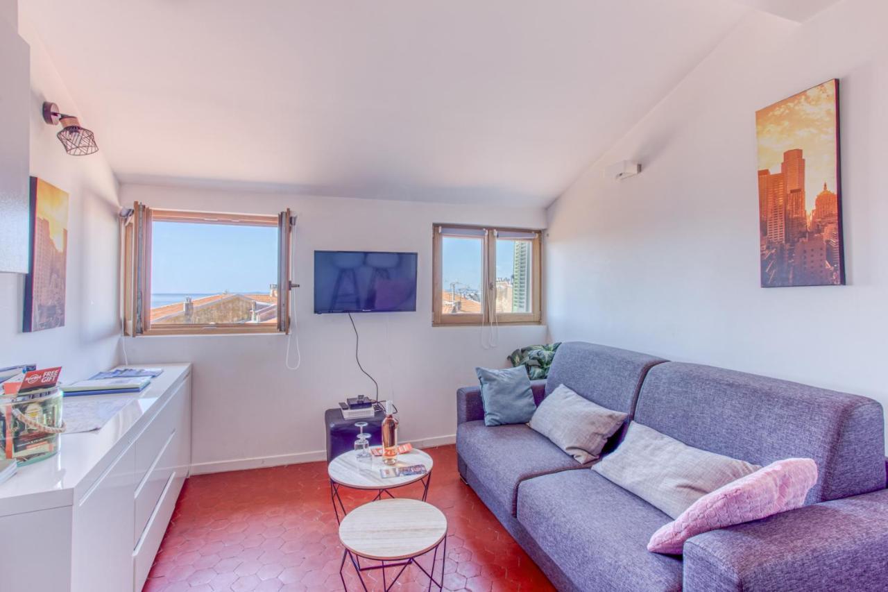Ferienwohnung Gilly 4 - Exceptional 2Beds, Sea View, Modern,A/C, Old Town Nizza Exterior foto