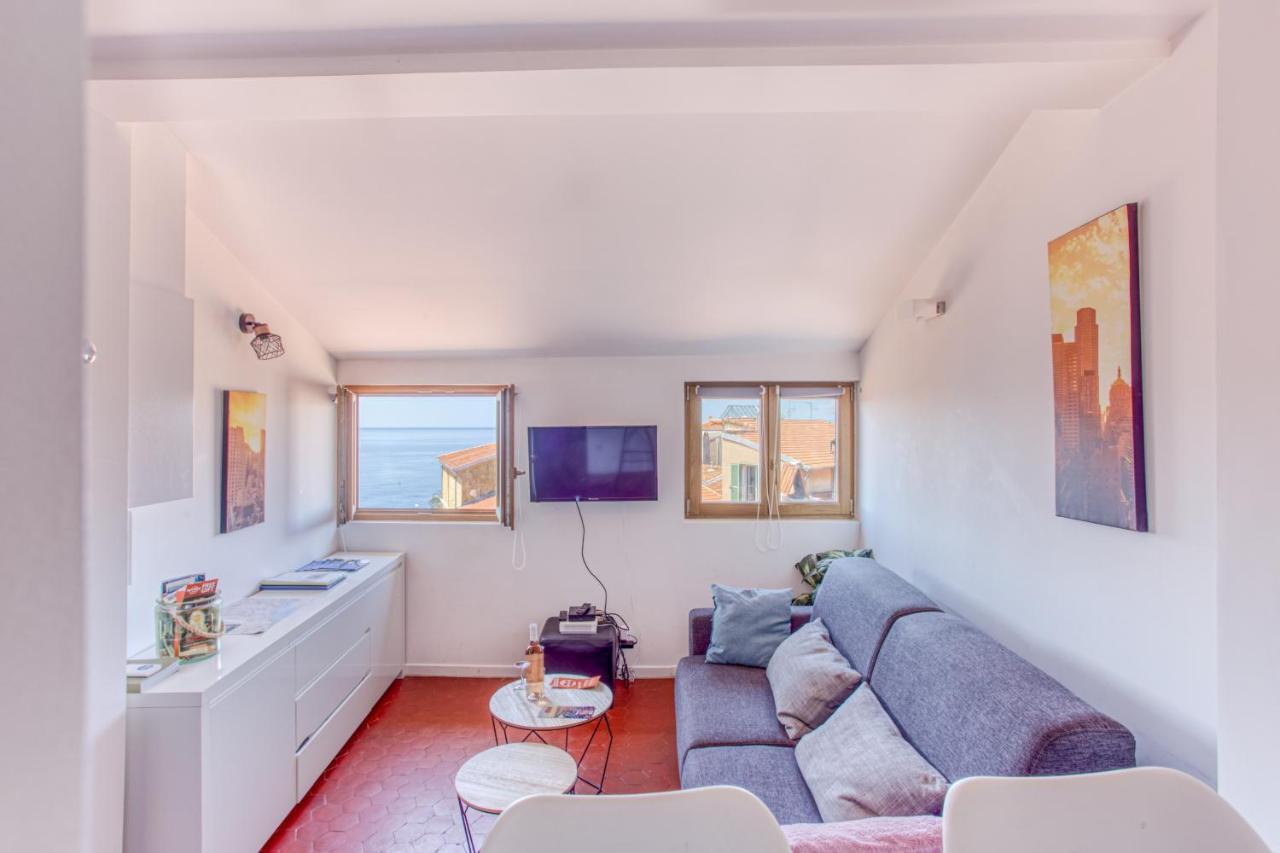 Ferienwohnung Gilly 4 - Exceptional 2Beds, Sea View, Modern,A/C, Old Town Nizza Exterior foto
