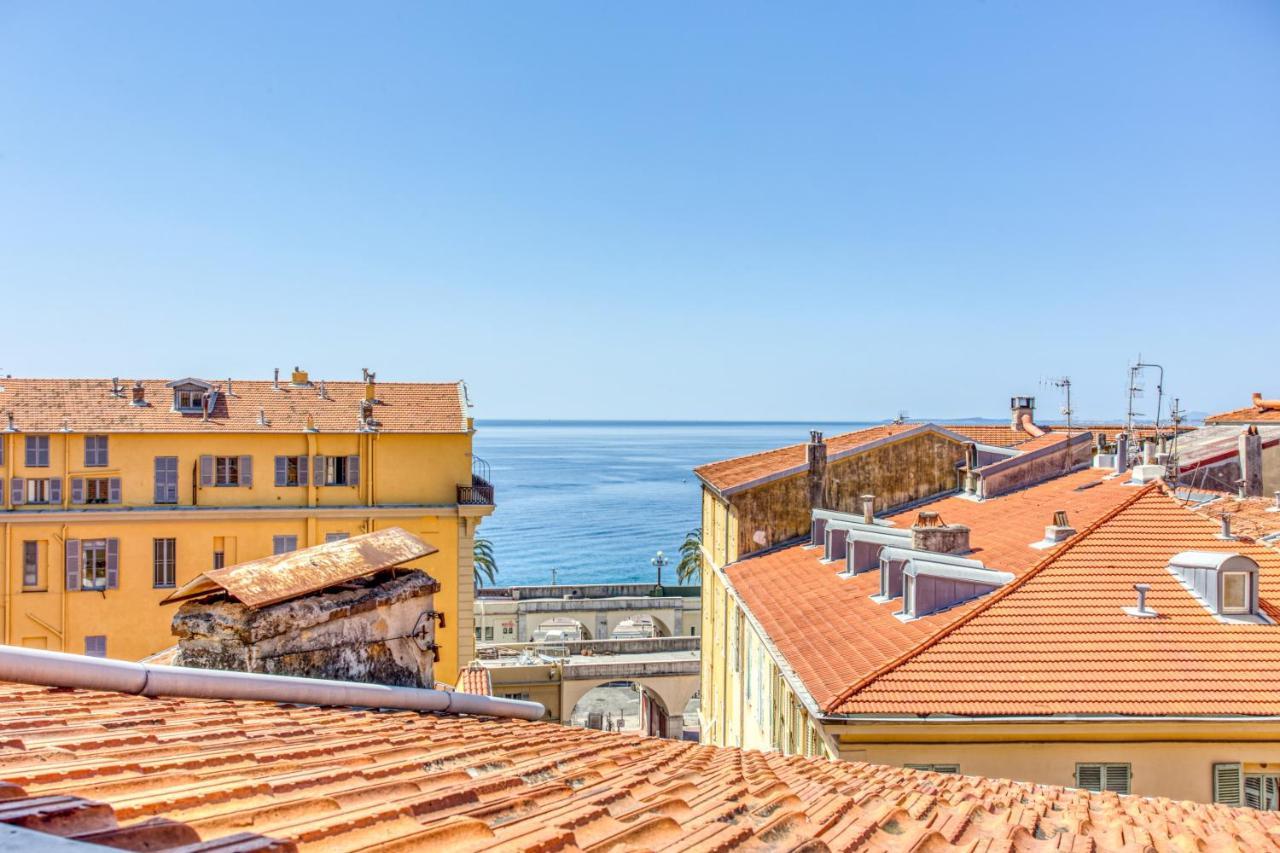 Ferienwohnung Gilly 4 - Exceptional 2Beds, Sea View, Modern,A/C, Old Town Nizza Exterior foto