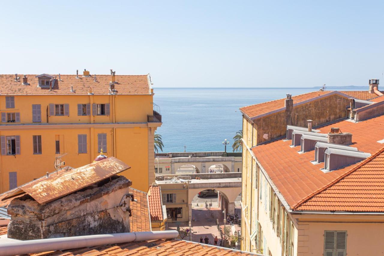 Ferienwohnung Gilly 4 - Exceptional 2Beds, Sea View, Modern,A/C, Old Town Nizza Exterior foto